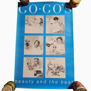 Go-Go's Beauty And The Beat Album Promo Poster 24x36 Vintage 1981 I.R.S. Records